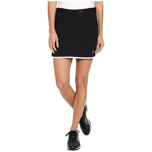 Nike Women's Dri-Fit Fringe Flip Golf Skorts-Black Small - Picture 1 of 8
